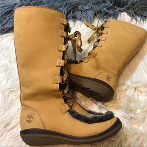Timberland fur lined boots